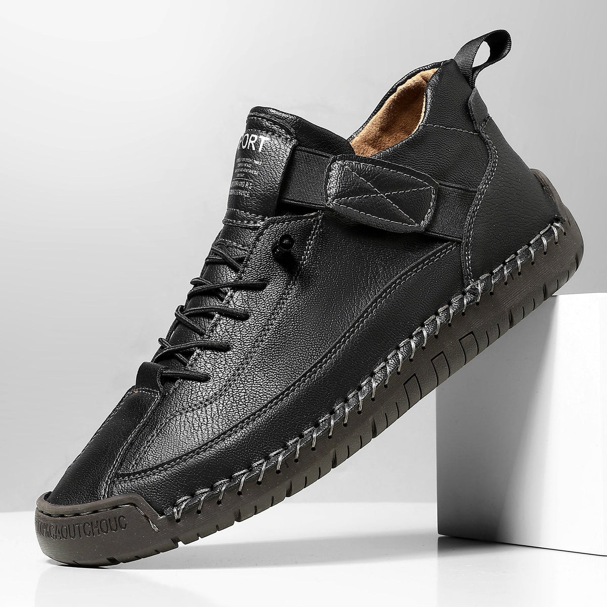 Casual Leather Ankle Boots