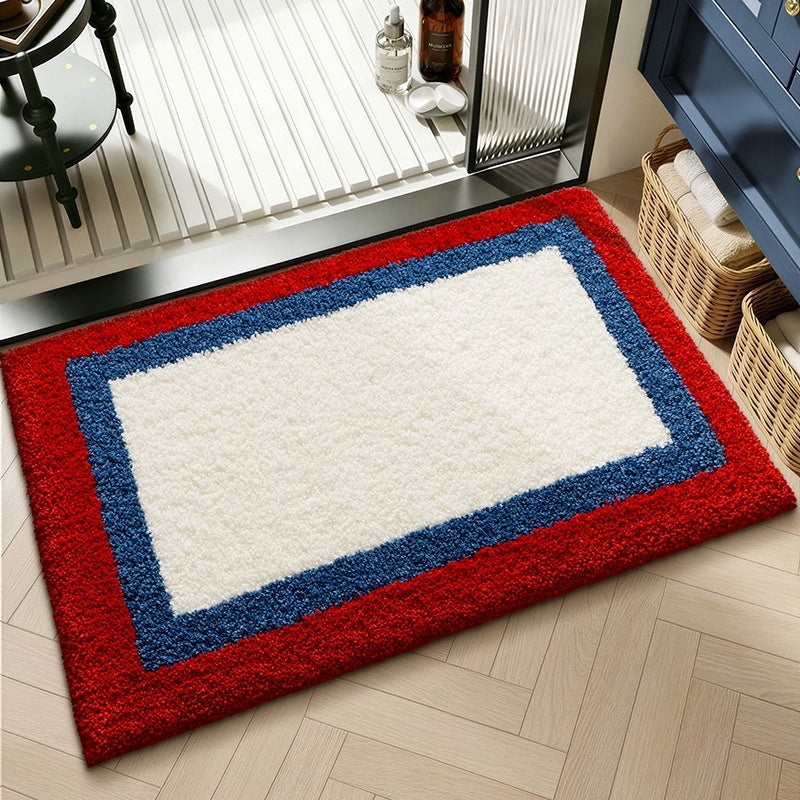 Water-absorbent Non-slip Geometric Lattice Floor Mat