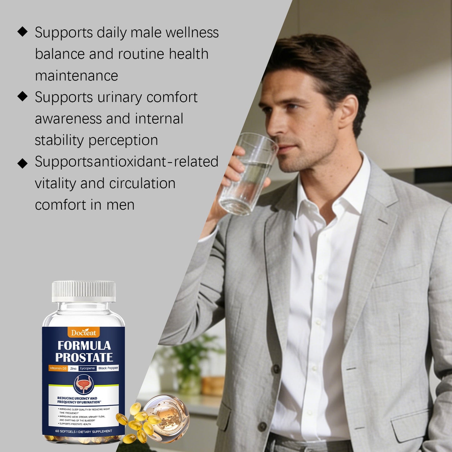 Prostate Health Support Softgels