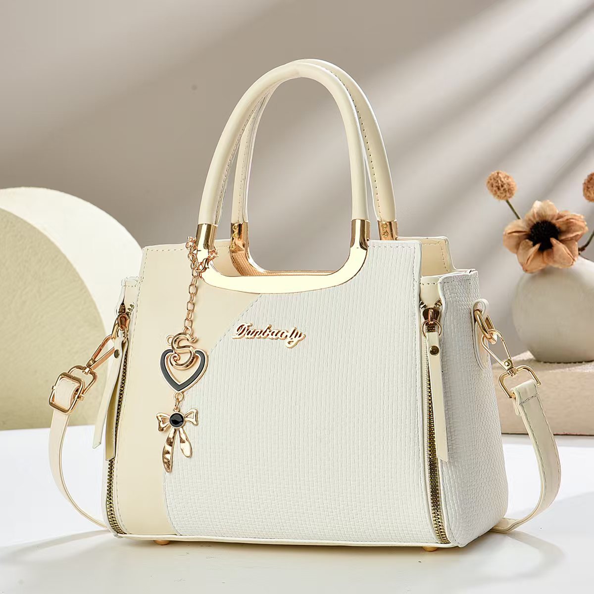 Chic Small Square Crossbody Handheld Tote Crossbody Bag