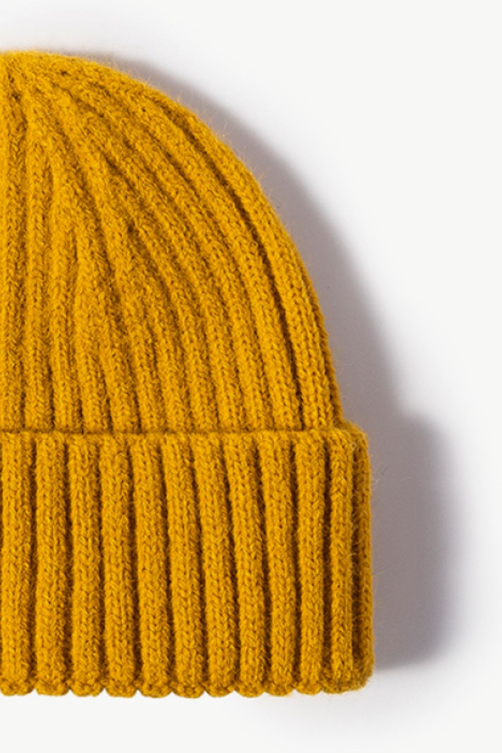 Gorro de punto de canalé
