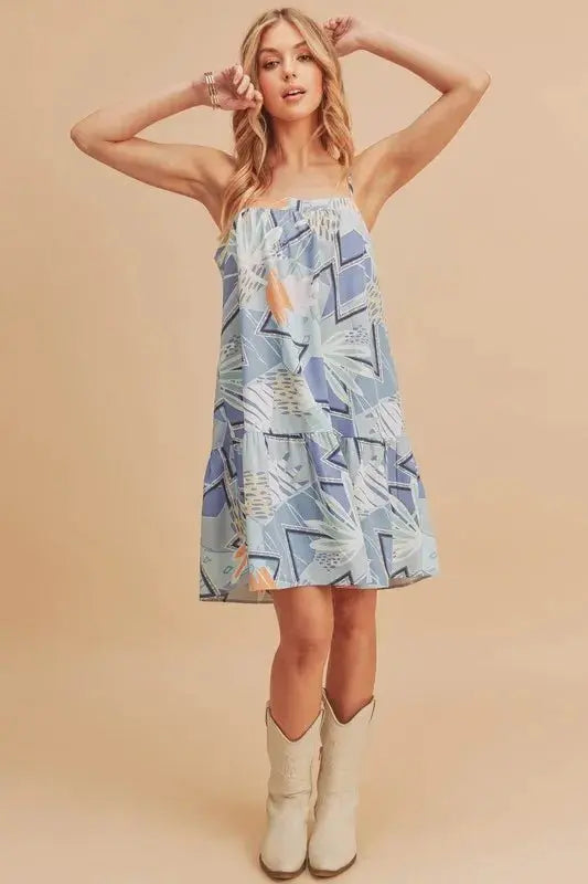 Minivestido tipo camisero - Azul claro - Estilo informal