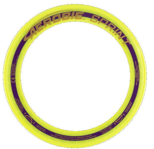 Disco volador Aerobie Ring Sprint amarillo