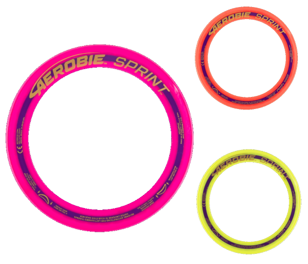 Disco volador Aerobie Ring Sprint amarillo