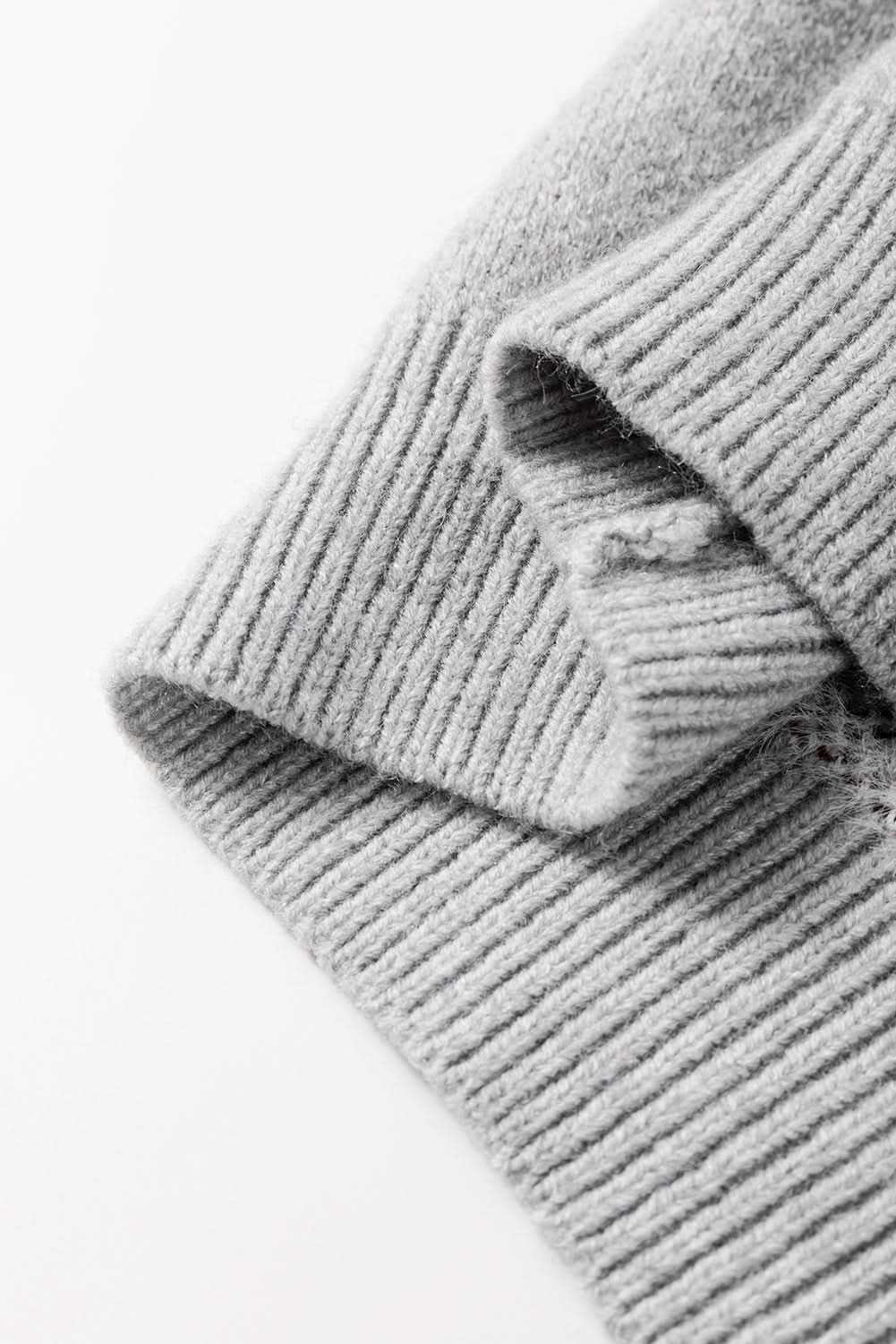 Love Salve Plus Size Embroidered Sweater — Cozy Winter Essential