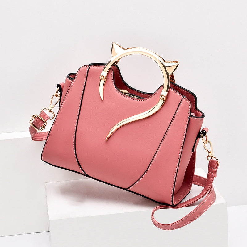 Women's Cat Ear Handle Messenger Bag