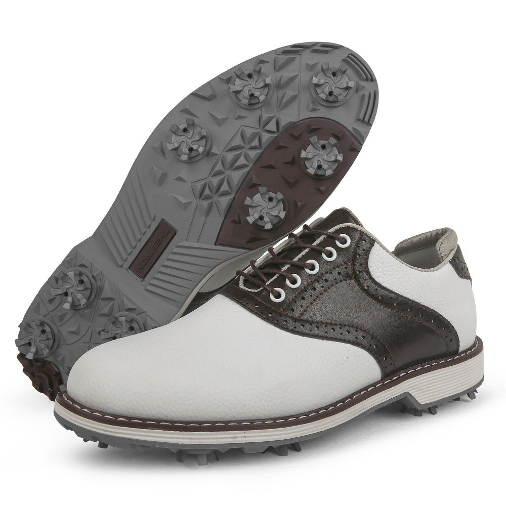 Brogue Detail Lace-Up Golf Wedges