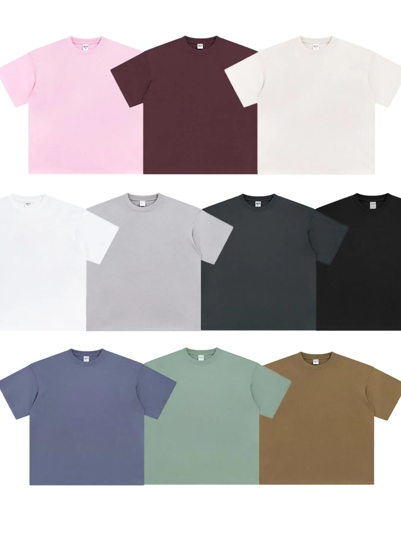 Camiseta de cuello redondo oversize para hombre