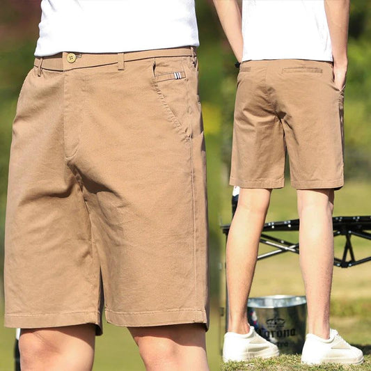 Pantalones cortos de algodón informales para hombre
