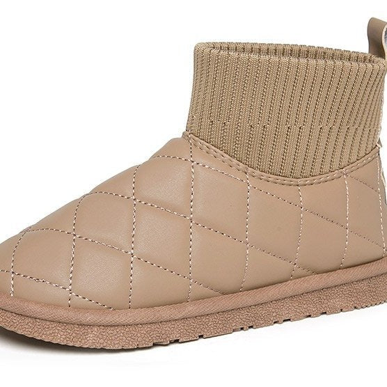 Womens Snow Boots, Non-slip, Fleece-lined Shoes