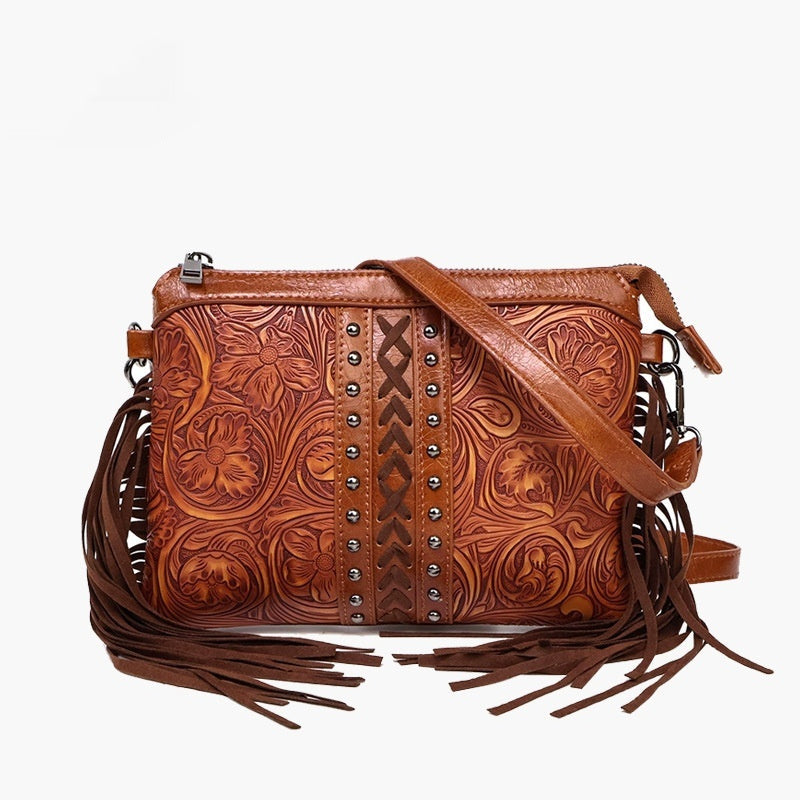 Women's Bohemian Tassel Crossbody Bag