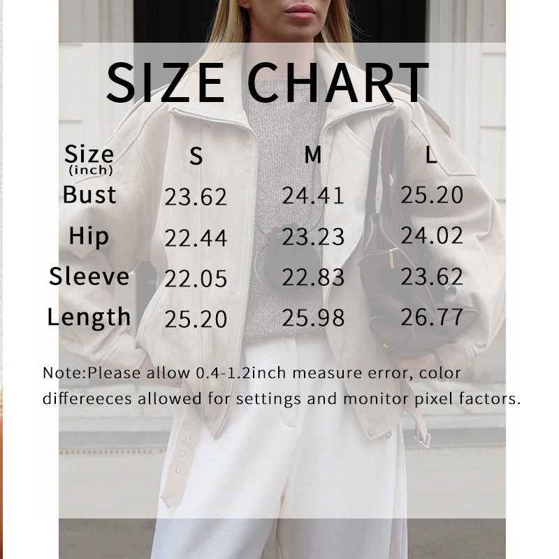 Chaqueta Casual con Cremallera para Mujer
