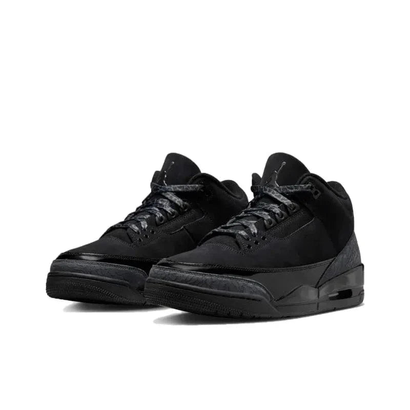 Air Jordan 3 Retro 'Black Cat' 2025 – Men's Stealth Sneaker