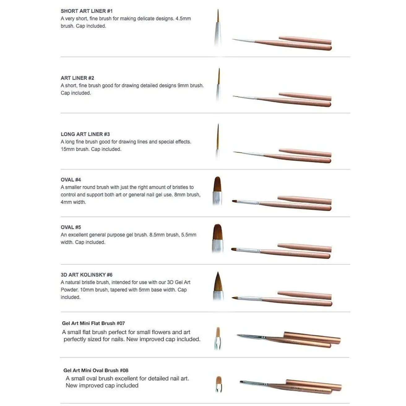 Akzentz - Gel Art Brush