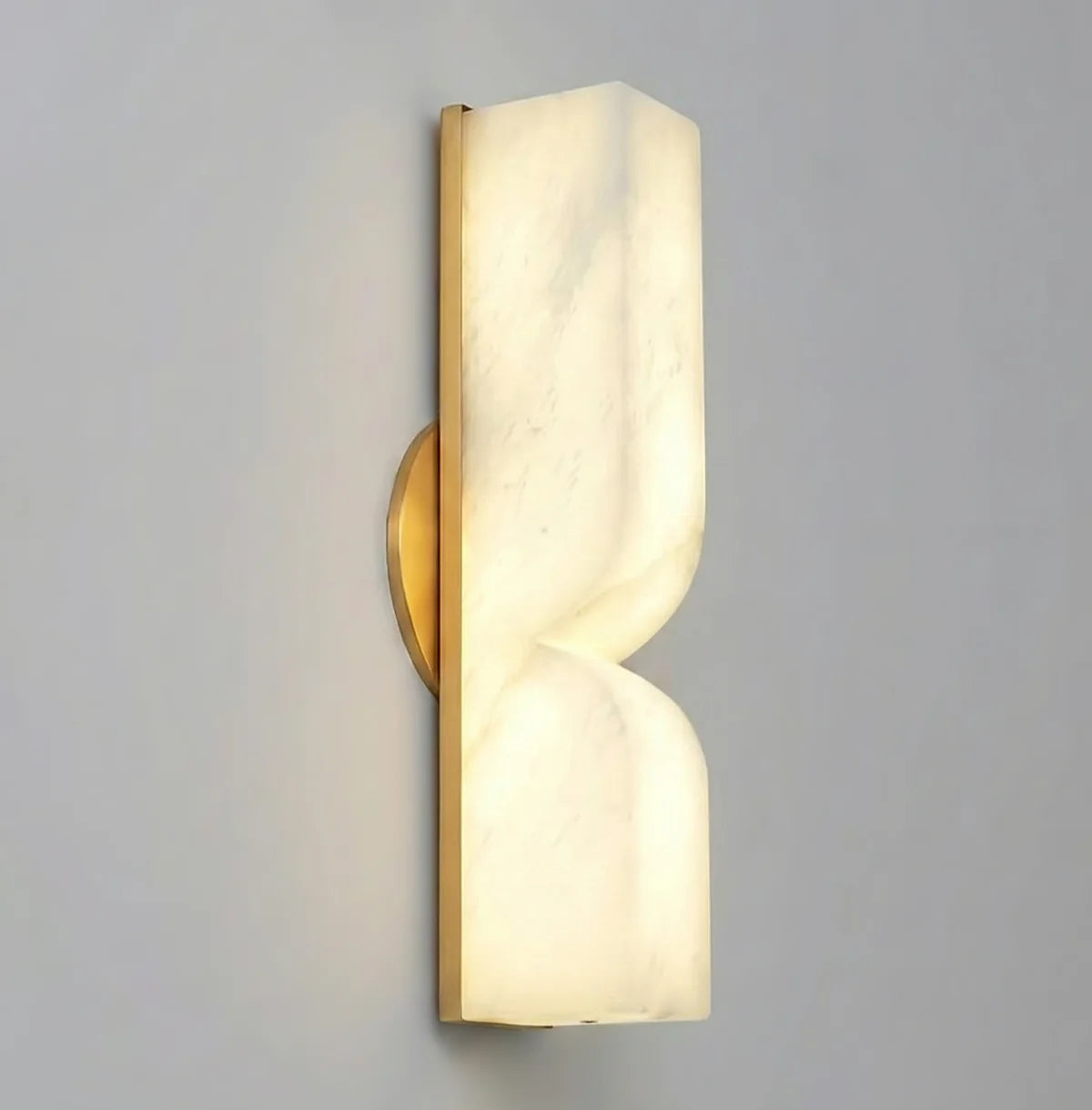 Aplique de pared rectangular Alabaster Essence