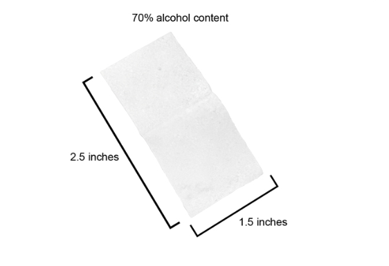 Toallitas con Alcohol al 70% (10,000 unidades)