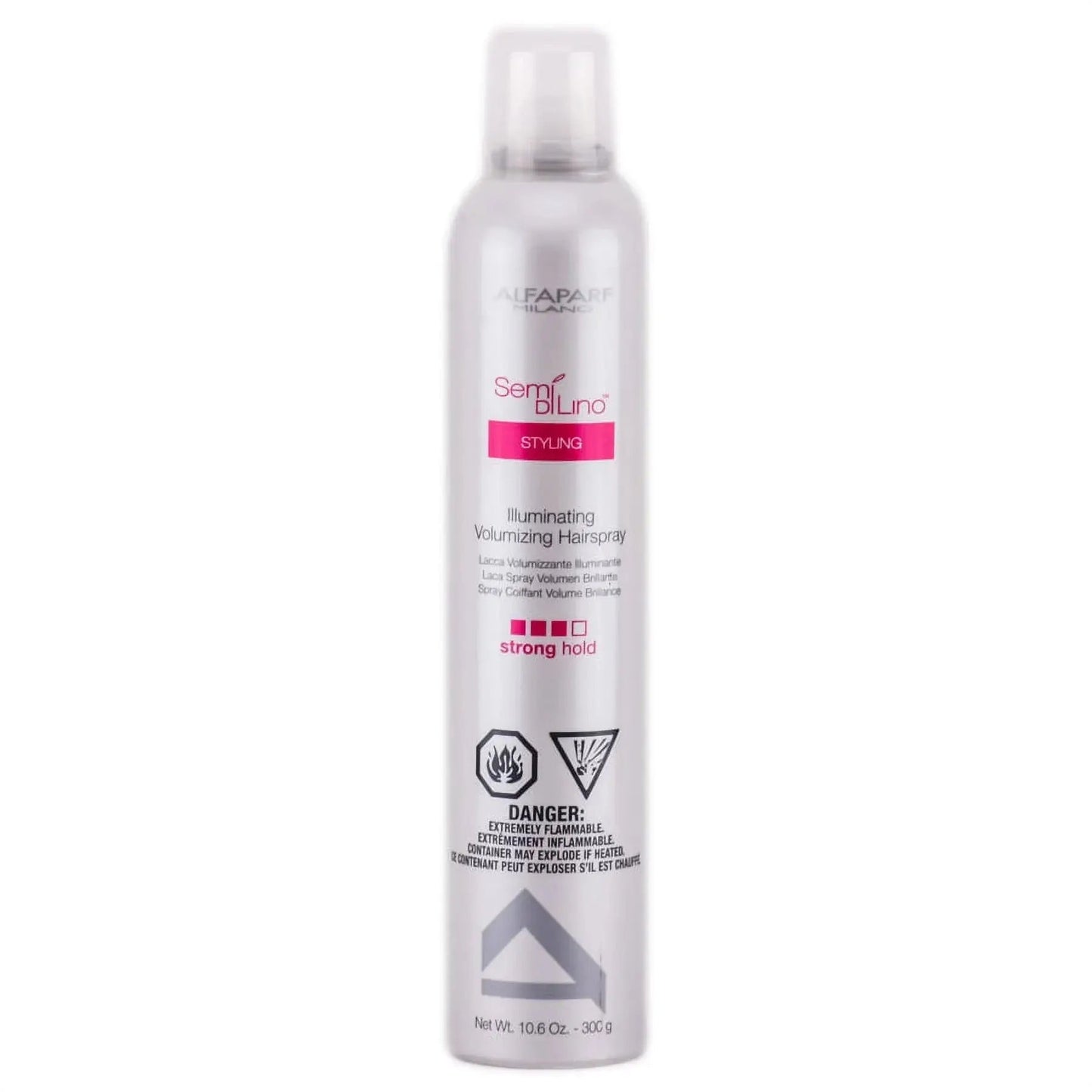 Alfaparf Milano Semi Di Lino Extra Strong Hold Illuminating Hairspray, 10.6 oz