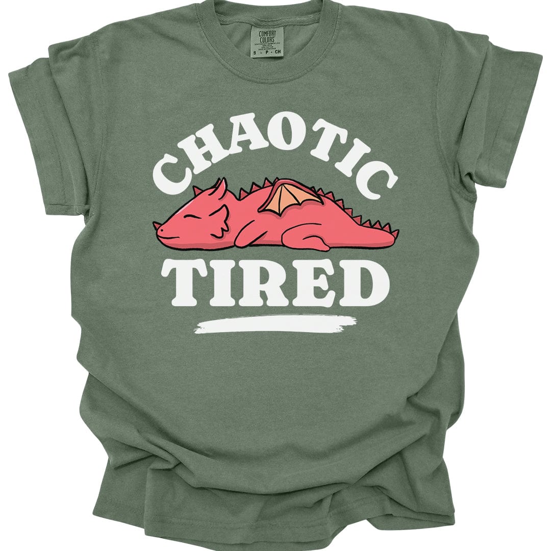Alignment: Chaotic Tired T-shirt - Comfort Colors