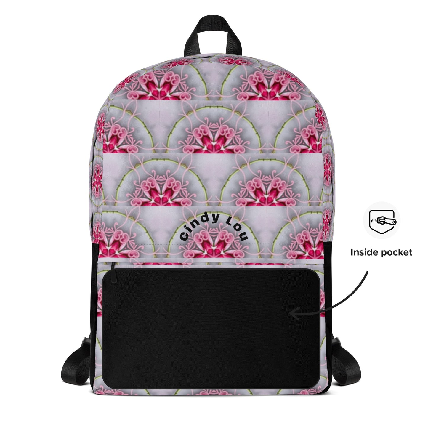 Hot Pink Fans Medium Size Backpack with Personalization