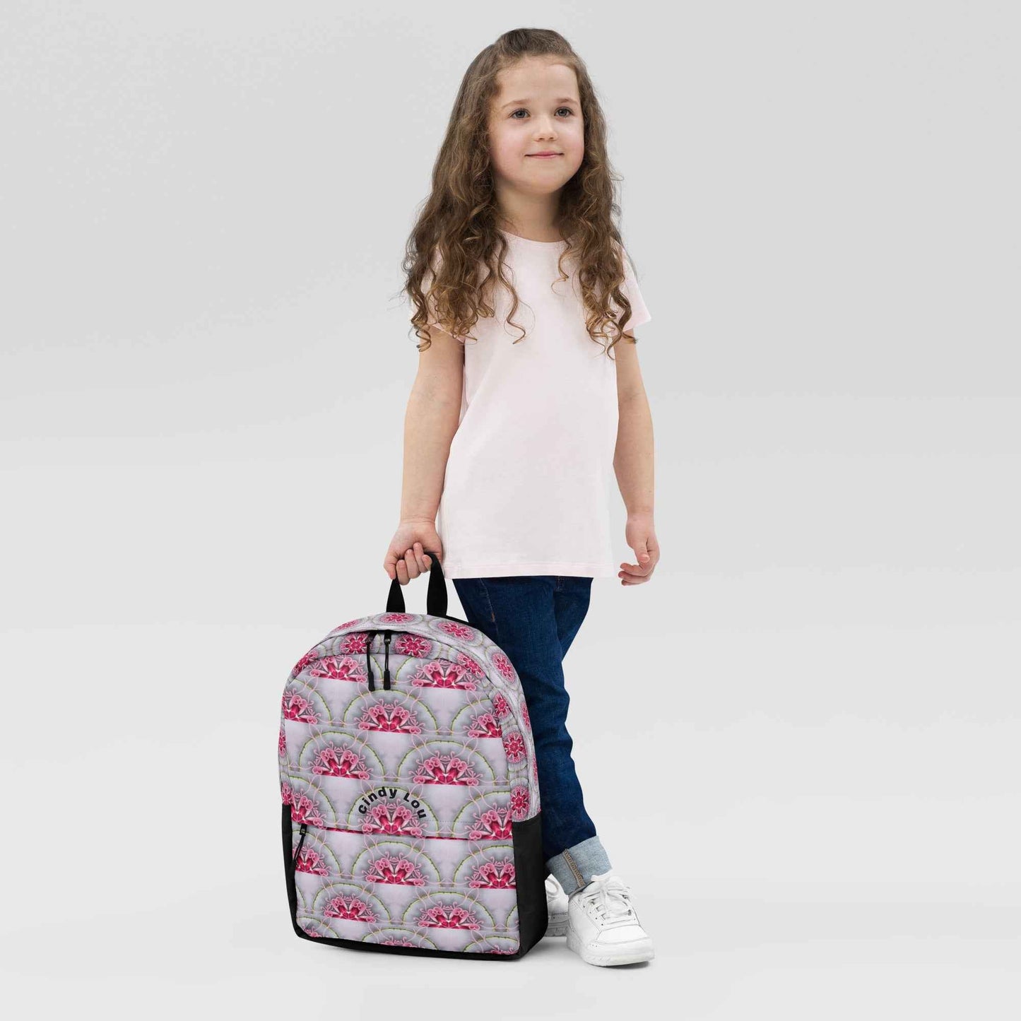 Hot Pink Fans Medium Size Backpack with Personalization