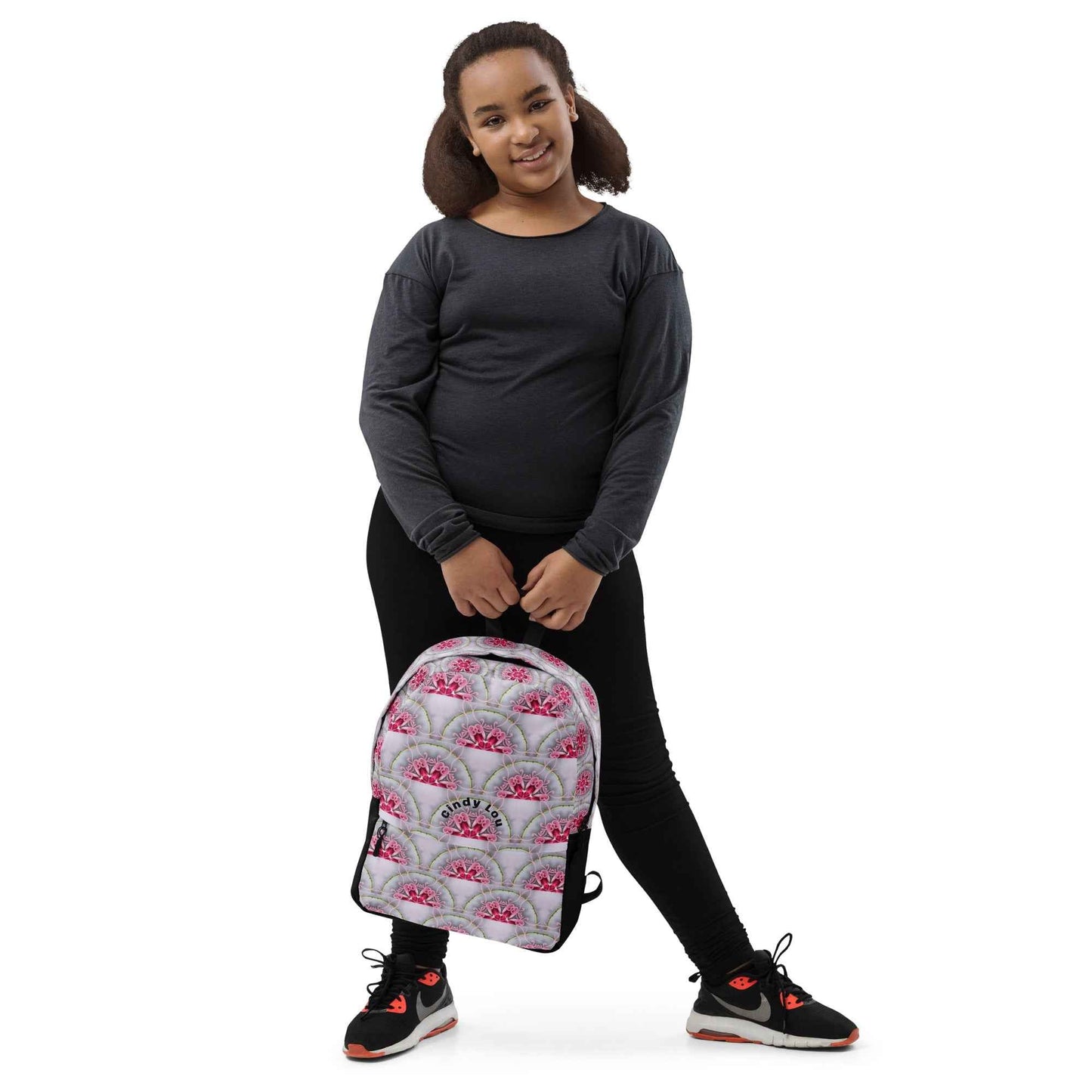 Hot Pink Fans Medium Size Backpack with Personalization