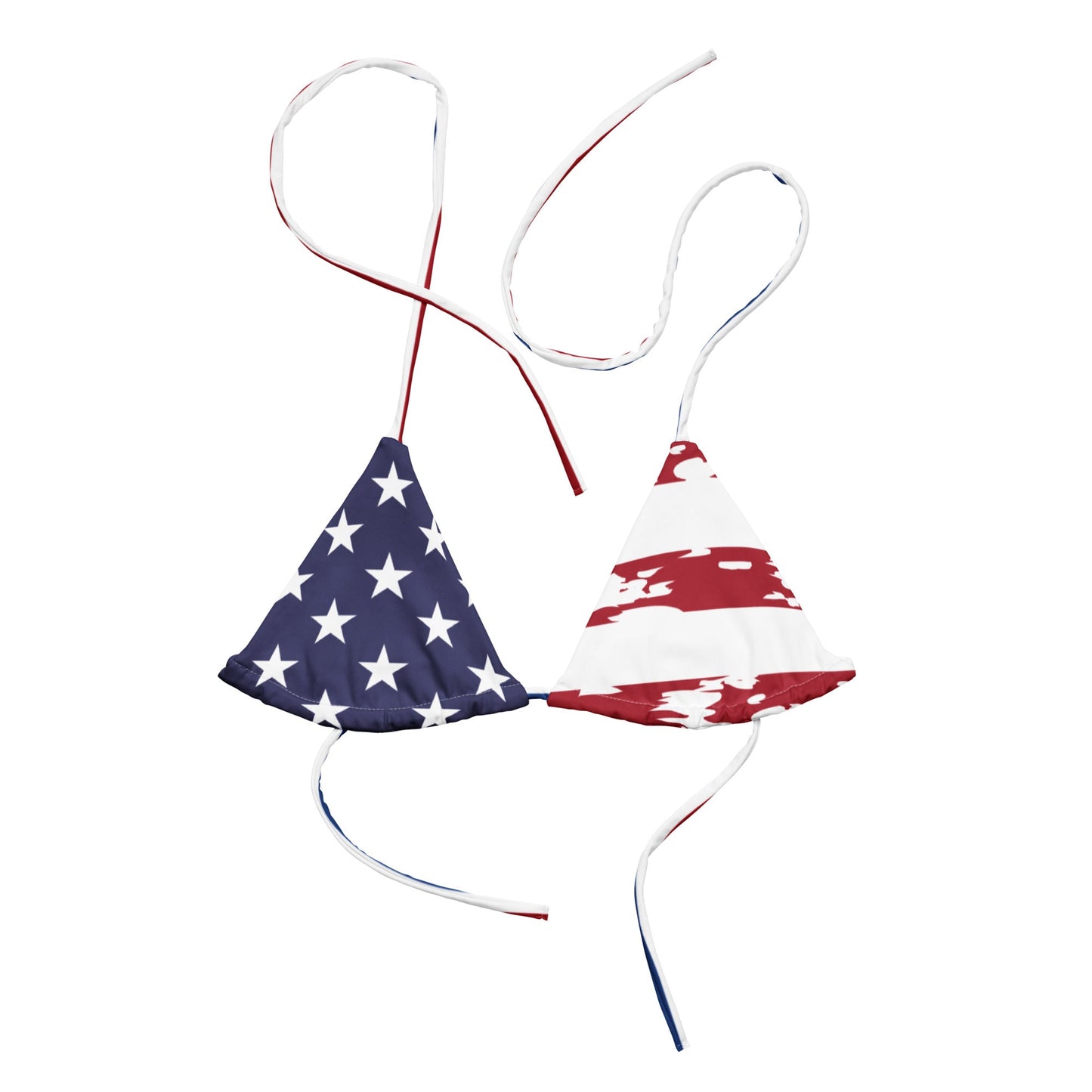 EE. UU. - Top de bikini de tirantes reciclado