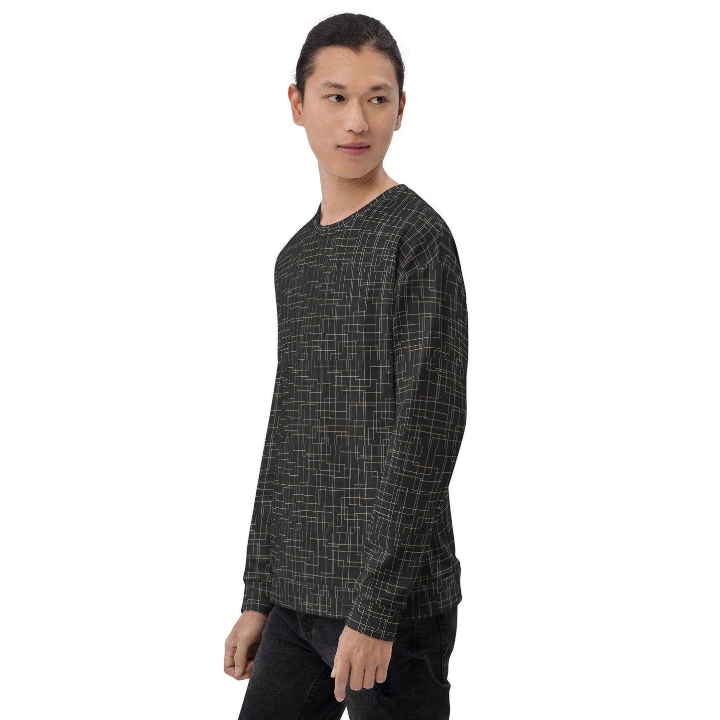 Architectural Silence Sweatshirt | Minimalist Geometric Unisex