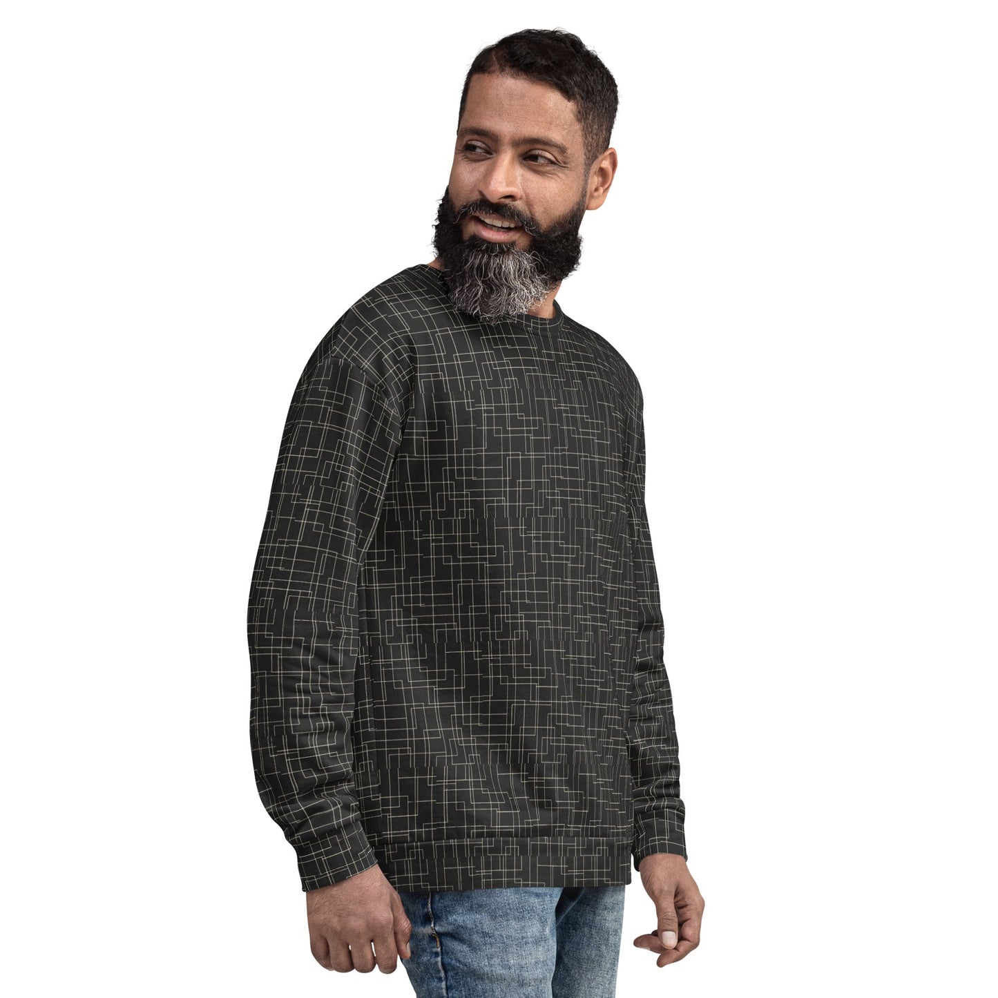 Architectural Silence Sweatshirt | Minimalist Geometric Unisex