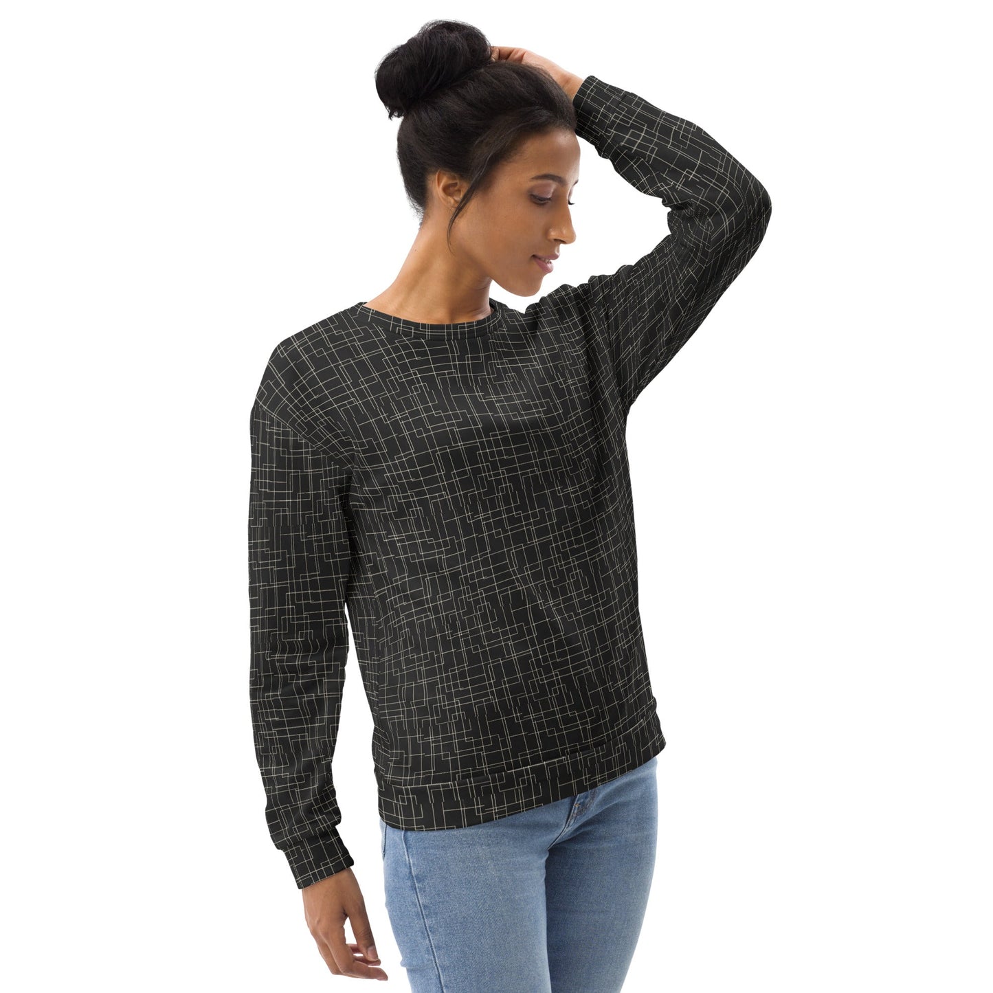 Architectural Silence Sweatshirt | Minimalist Geometric Unisex