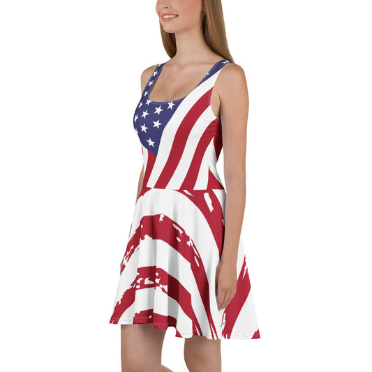 Vestido con la bandera