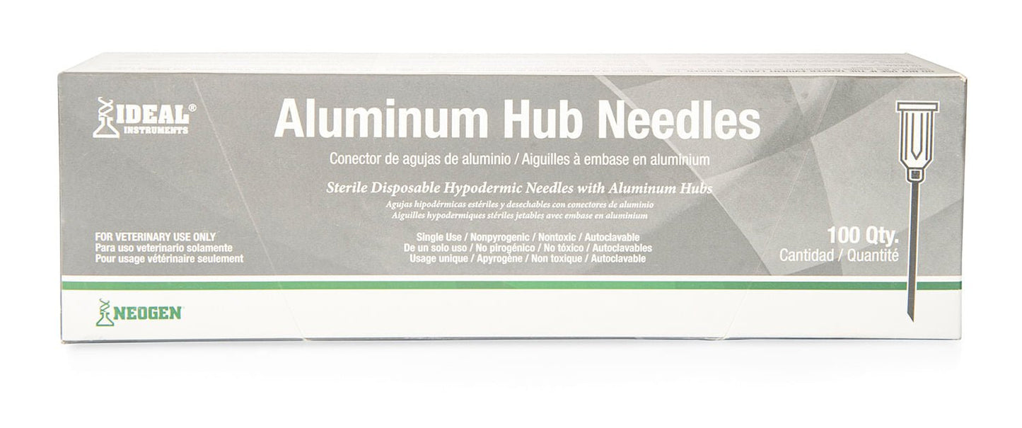 Agujas de cubo de aluminio Jeffers, caja de 100