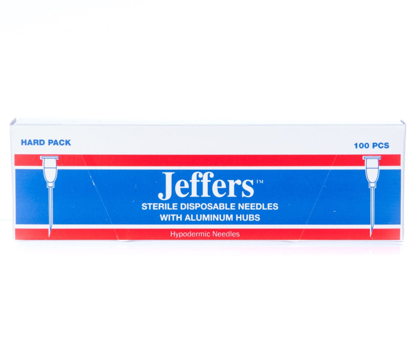 Agujas de cubo de aluminio Jeffers, caja de 100