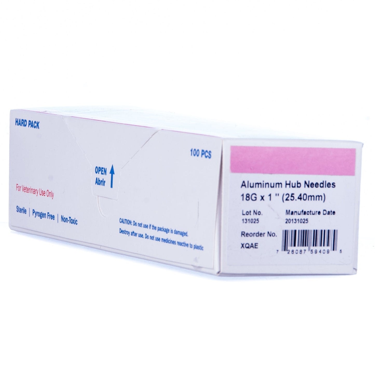 Agujas de cubo de aluminio Jeffers, caja de 100