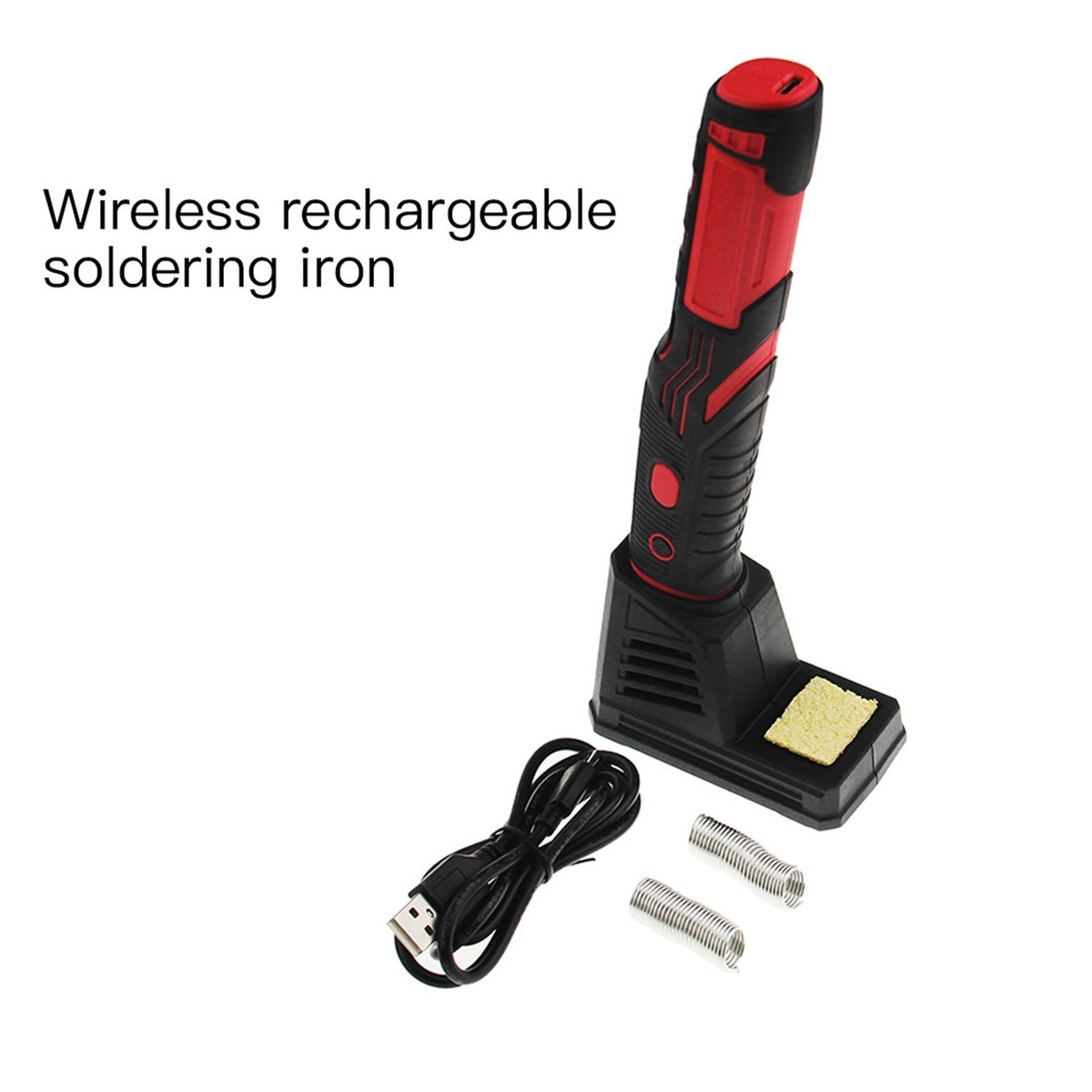 1800mah Wireless Soldering Iron Rechargeable Portable Soldering Tool Outdoor Electronic Repair Standard without adapter