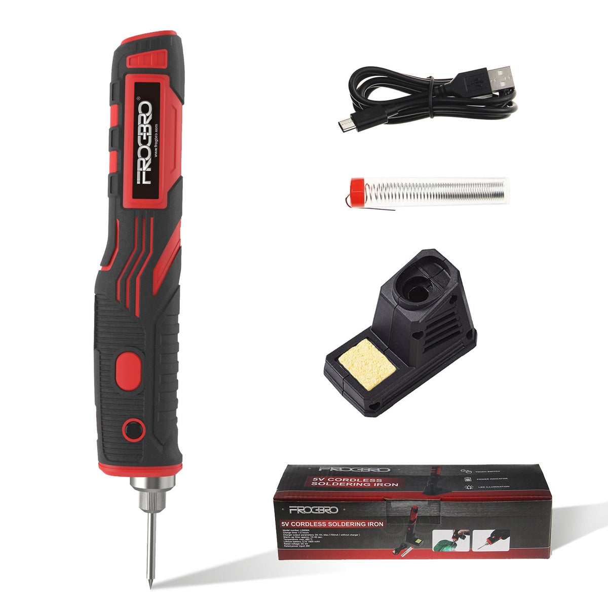 1800mah Wireless Soldering Iron Rechargeable Portable Soldering Tool Outdoor Electronic Repair Standard without adapter