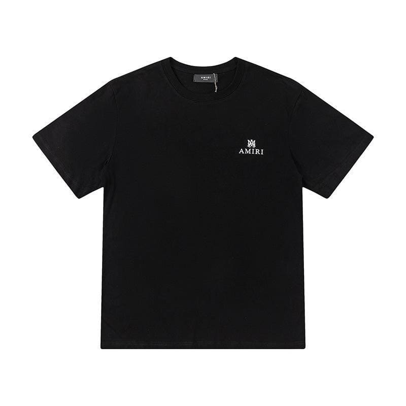 Amiri Black T-Shirt Without Collar