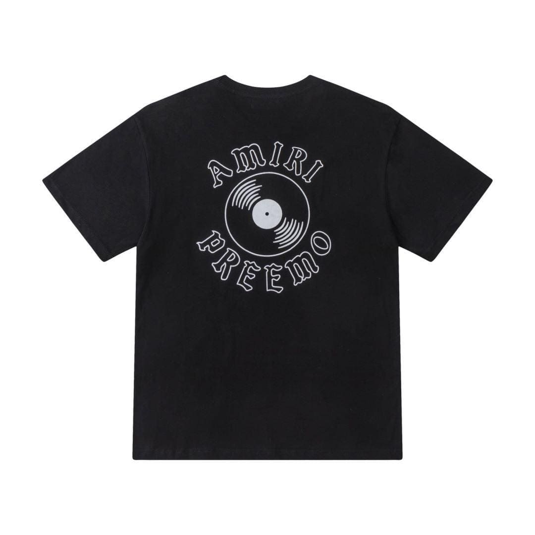 Amiri Black T-Shirt Without Collar