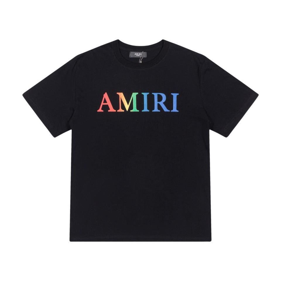 Amiri Black T-Shirt Without Collar