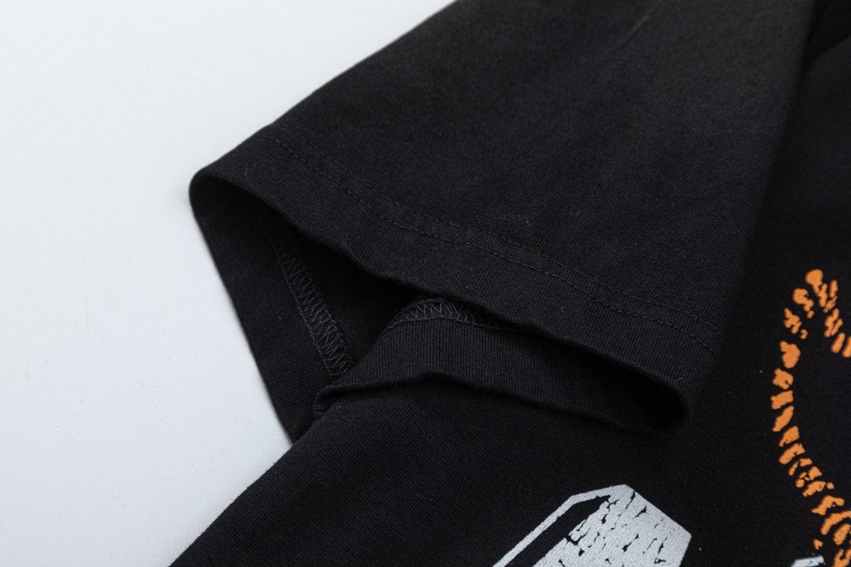 Amiri Lion Black T-Shirt Without Collar