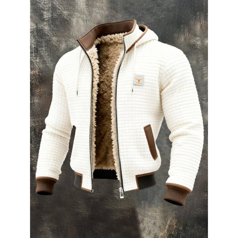 A Jacket That Flatters Your Mens Plaid Hoodie
