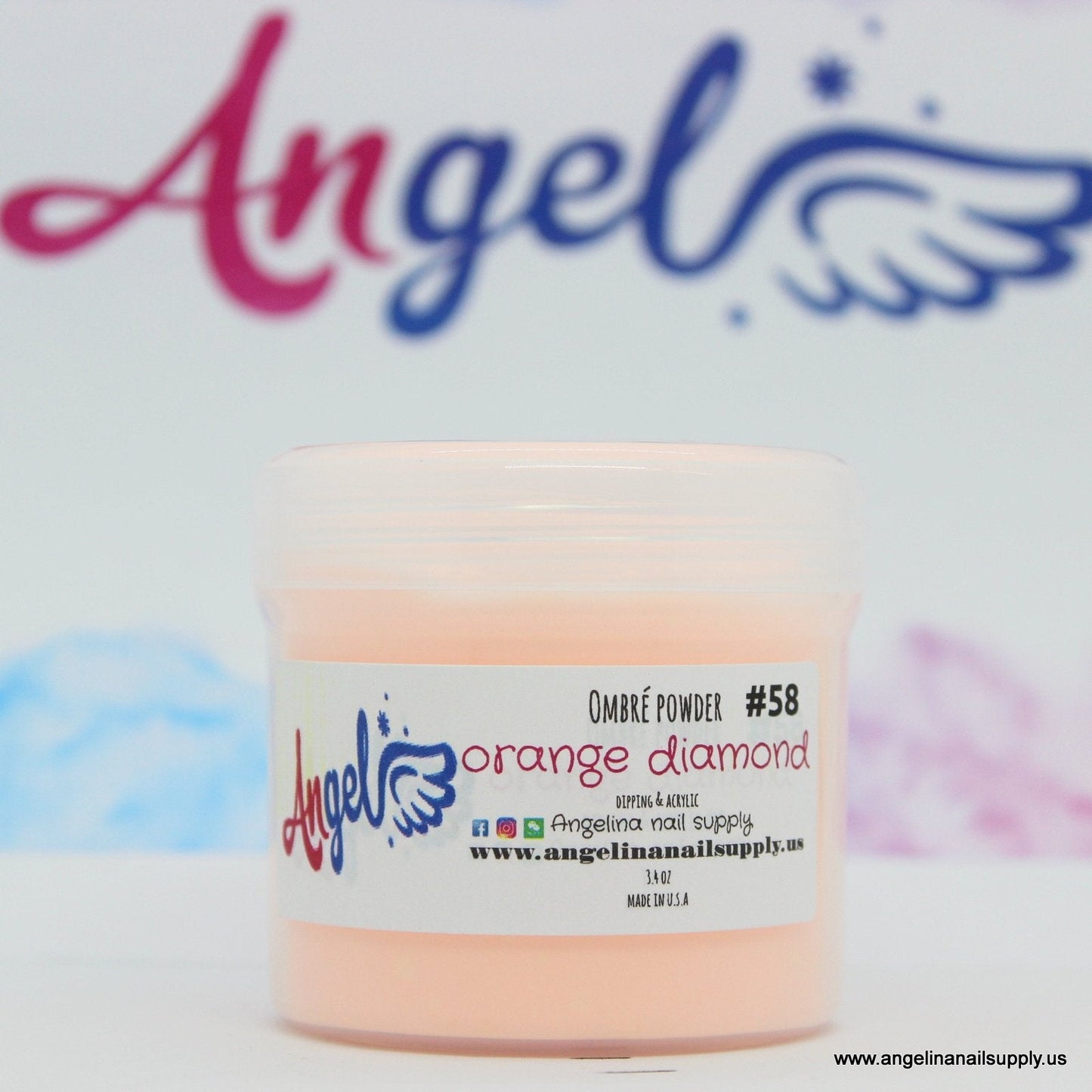 Angel Ombre Powder 58 Orange Diamond
