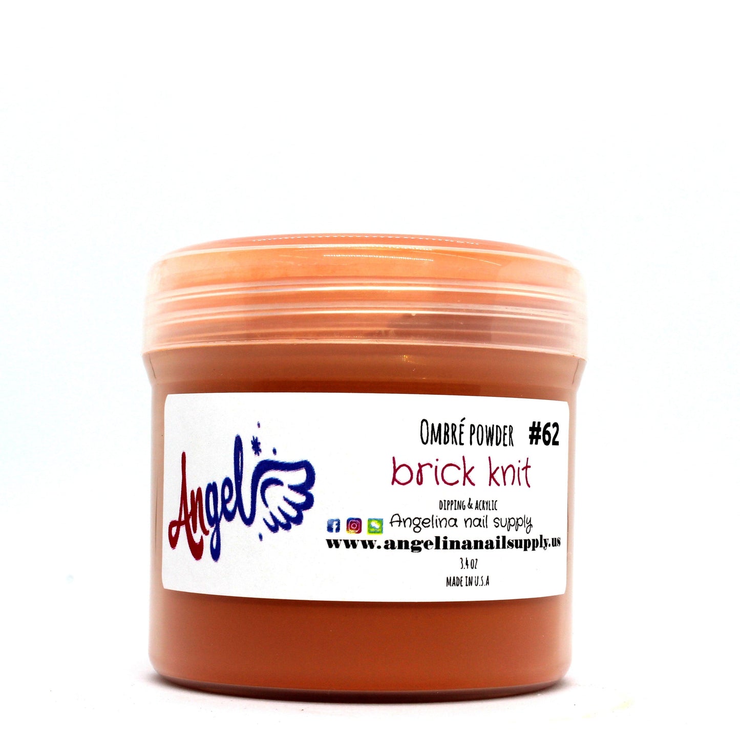 Angel Ombre Powder 62 Brick Knit