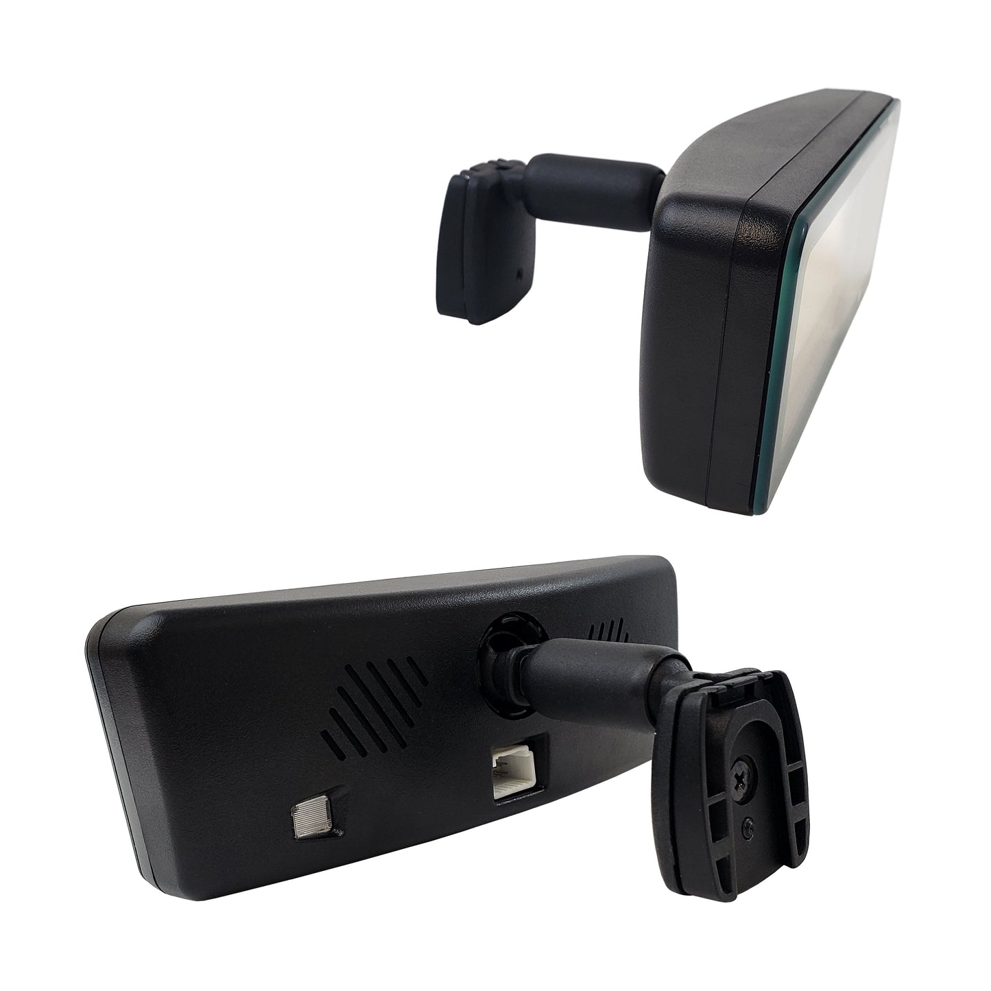 Master Tailgaters 8" Frameless Rear View Mirror with 7" LCD Screen | Rearview Universal Fit Mount | 4 Video Inputs | Auto Adjusting Brightness LCD | Anti Glare | Full Original Mirror Replacement