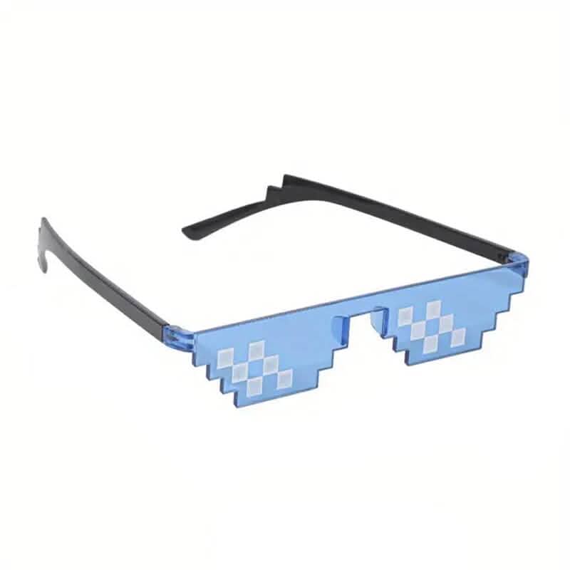 Anime Pixel Mosaic Funny Party Glasses