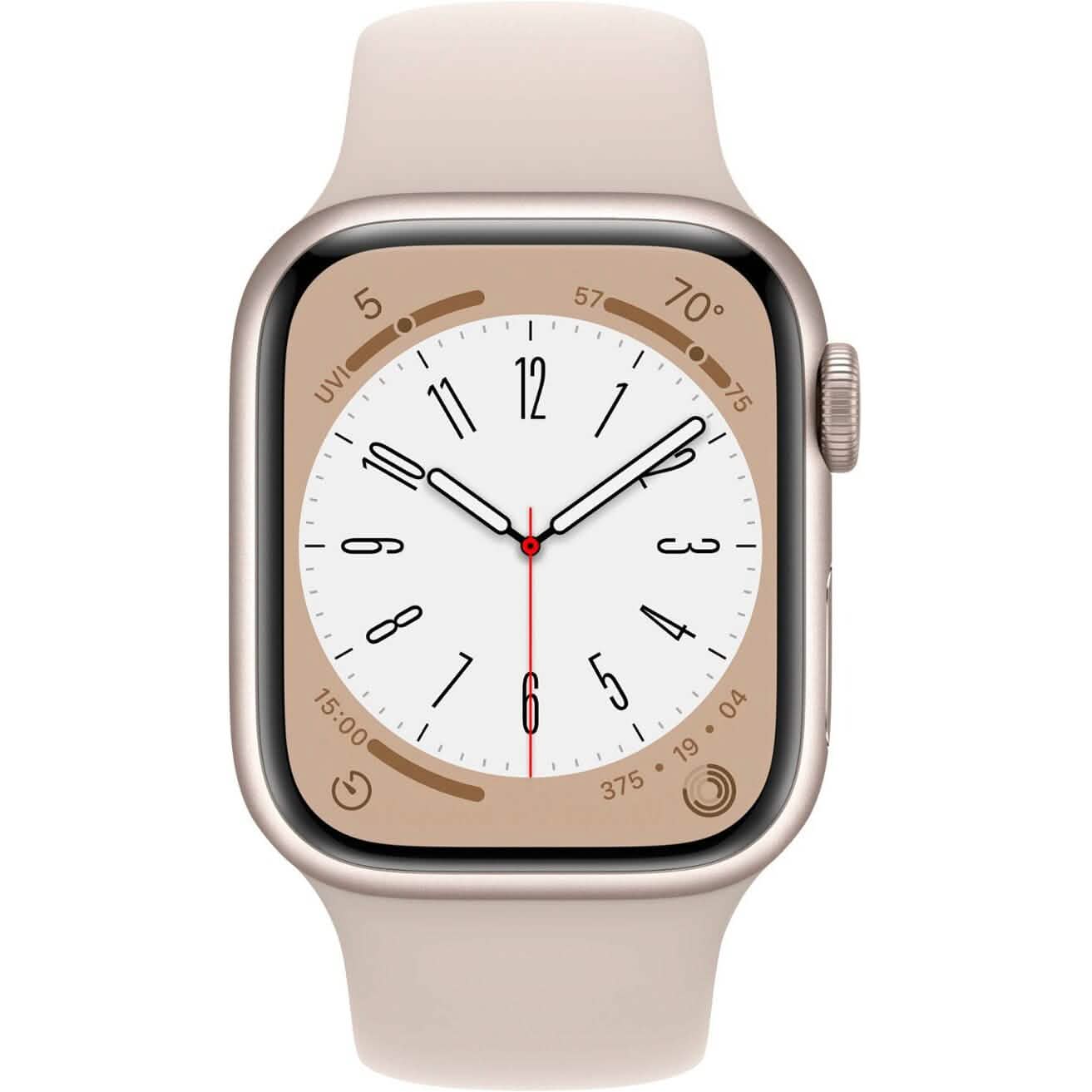 Apple Watch Series 8 (GPS) 41mm Aluminum Case with Sport Band - S/M  (Refurbished)