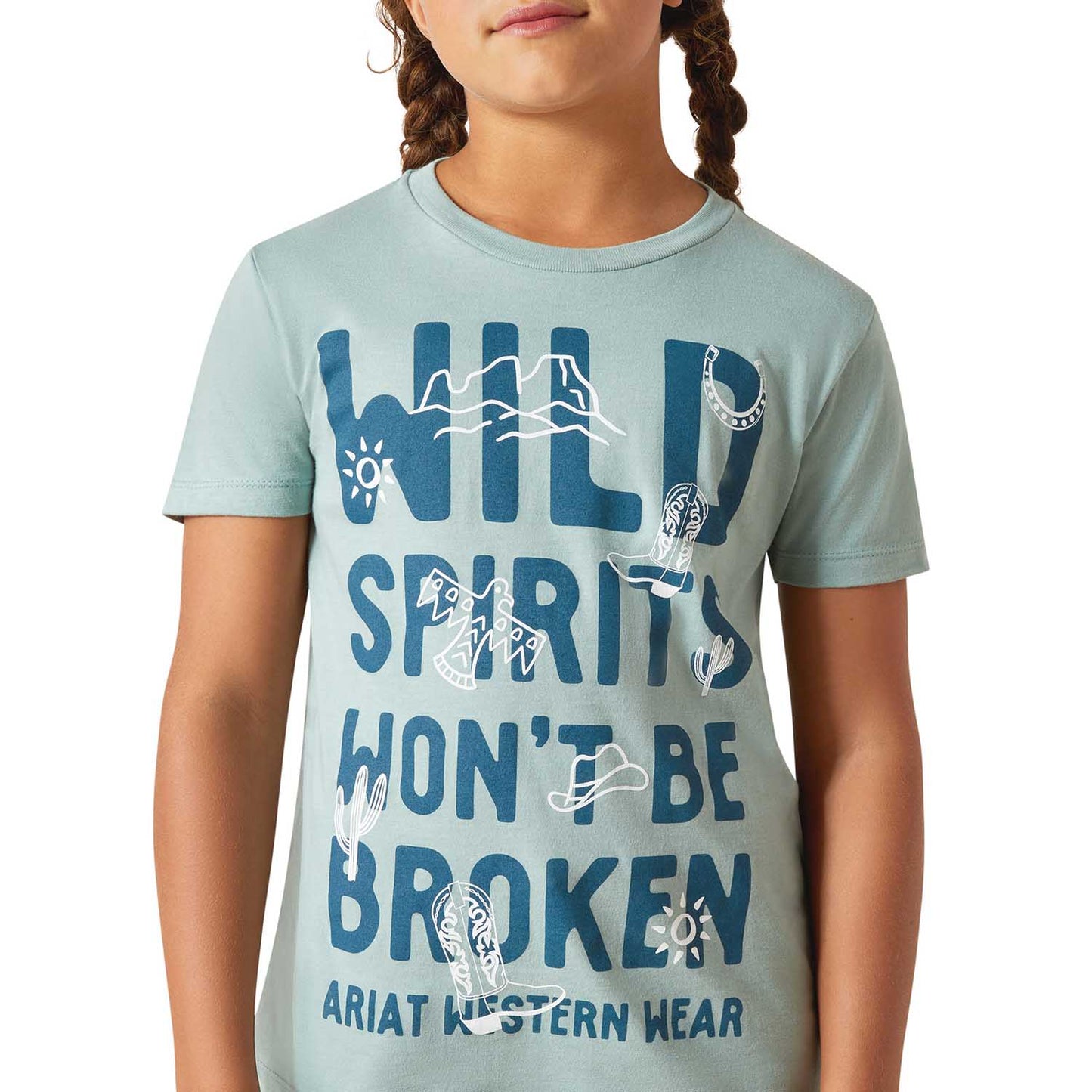 Camiseta de manga corta Ariat para niña