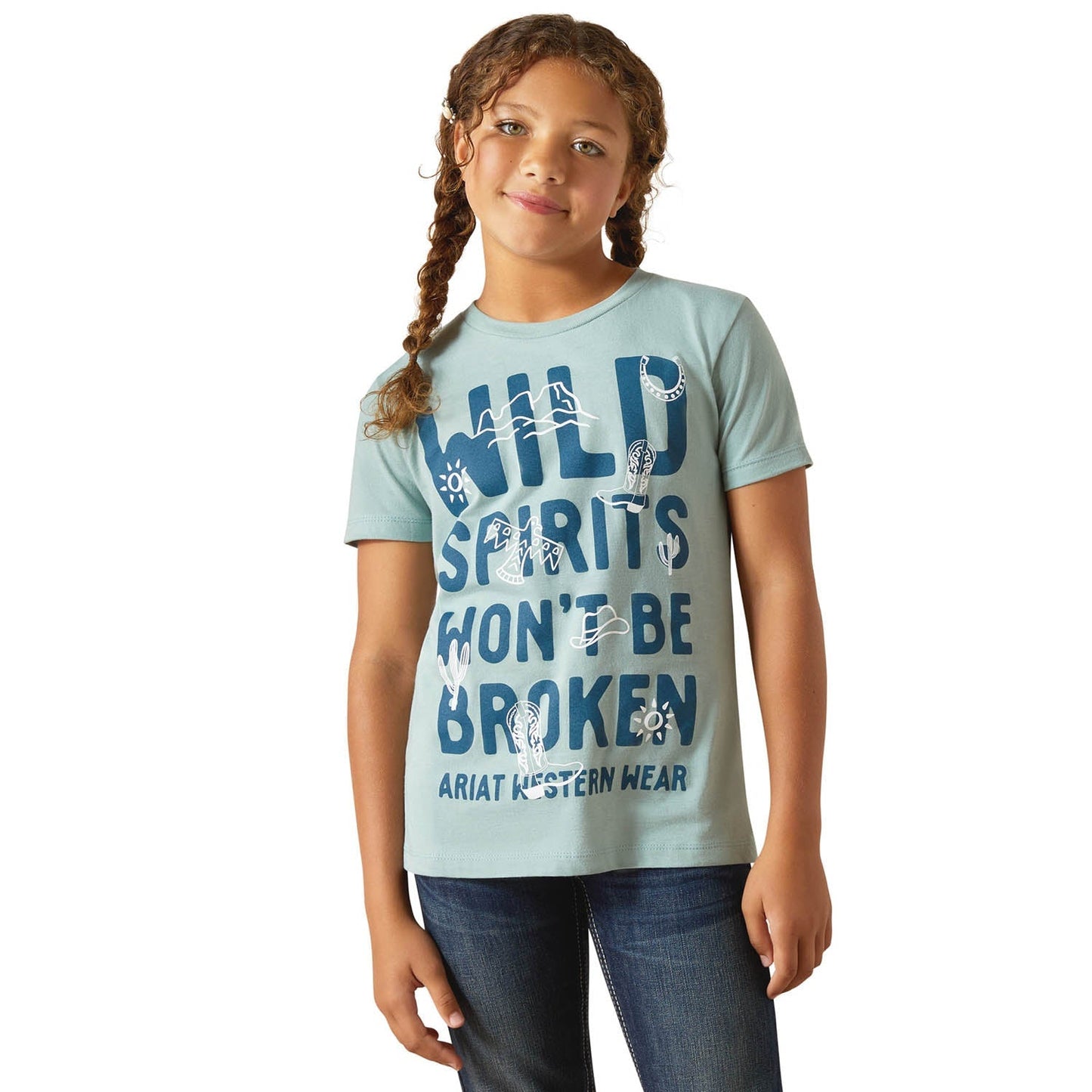 Camiseta de manga corta Ariat para niña