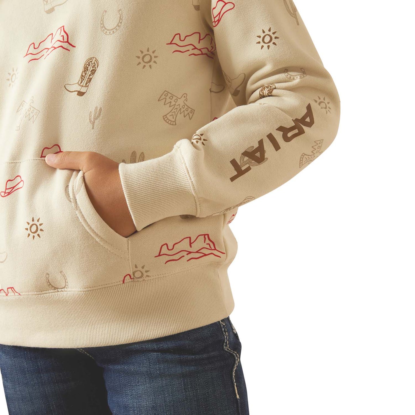 Sudadera con capucha para niña Ariat