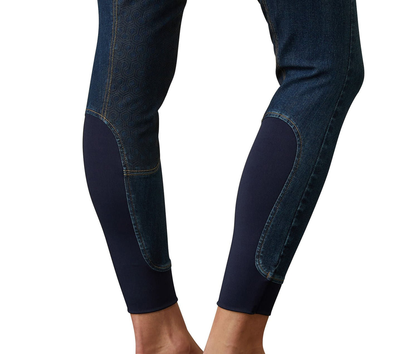 Pantalón de montar vaquero con asiento completo Ariat Halo, color Birch Marine