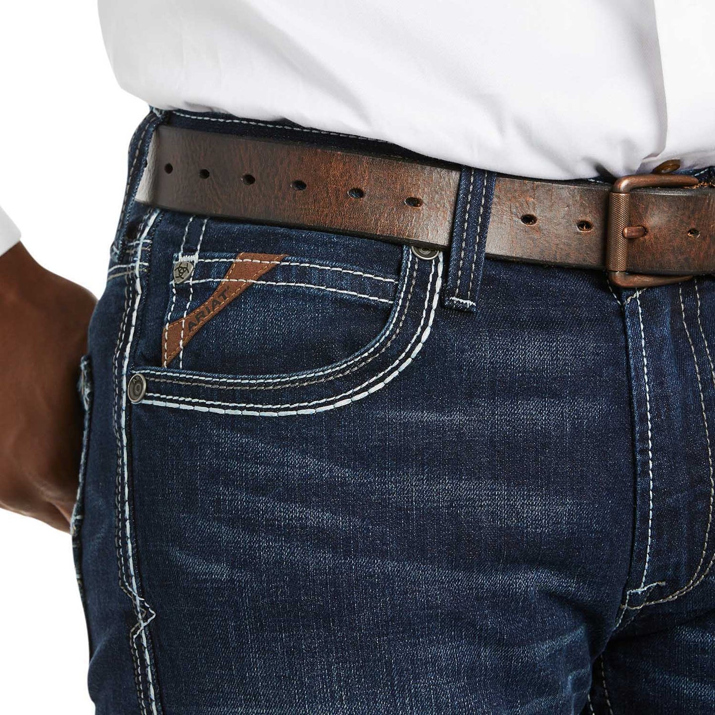 Ariat Men's M5 Slim Stretch Coltrane Jean Recto Apilable